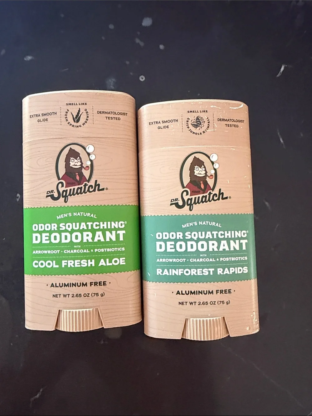 Men’s Natural Deodorant - Cool Fresh Aloe & Rainforest Rapids (Green)